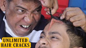 Unlimited Hair Cracking by Asim Barber ｜ Stress Relief Head Massage ｜ Old School Body Cracks ｜ ASMR