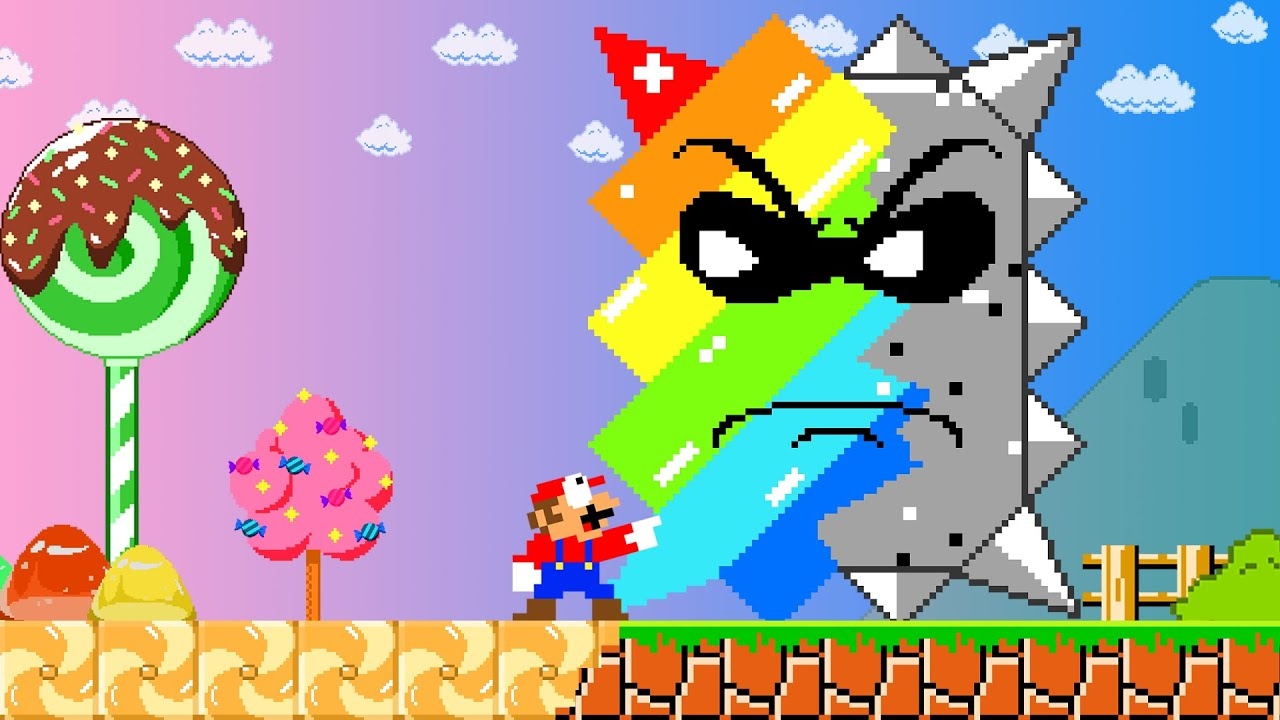 🍧🍨🧁Марио все вокруг себя превращает в сладости 🍧 смотреть онлайн