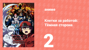 Клетки за работой: Тёмная сторона 2 серия (аниме-сериал, 2021)