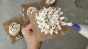 Как сделать зефирные цветочки на маленький букетик. Мастер- класс! 💐