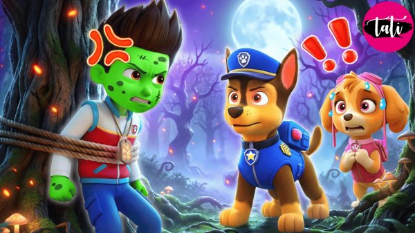 Щенячий патруль и Маршалл. Залипательное видео. Мультфильм для детей и малышей. Анимация 208