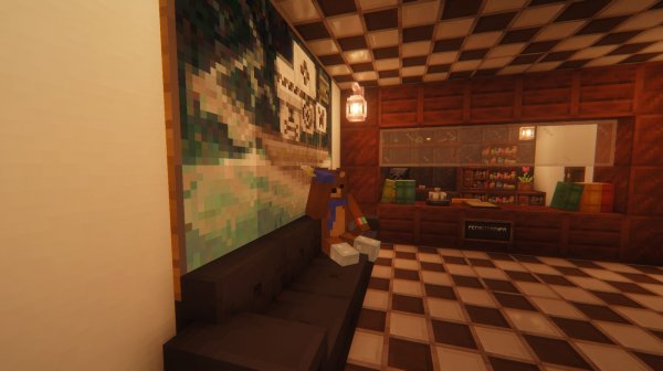 Minecraft мод FreshCraft. Проект строительства города #21. (Порт. часть 11) Администрация 3 этаж