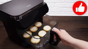 Самый Быстрый рецепт очень вкусных мини чизкейков в аэрогриле - НЕ надо ждать, можно сразу выпекать!