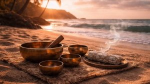 Перезагрузка нервной системы перед сном — тибетские поющие чаши