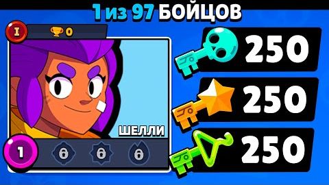 Я ПОТРАТИЛ 1000 КЛЮЧЕЙ И ВОТ ЧТО ИЗ ЭТОГО ВЫШЛО!😨БРАВЛ СТАРС