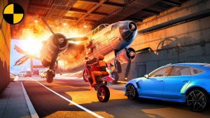 ЭКСТРЕННАЯ ПОСАДКА САМОЛЁТА в ТОННЕЛЕ #5 | BeamNG Drive - Эпичные сюжеты в игре