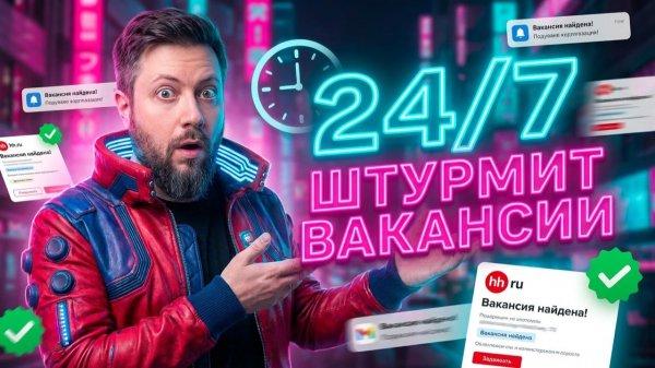 HeadHunter на АВТОПИЛОТЕ: ИИ-агент, КОТОРЫЙ ОТКЛИКАЕТСЯ вместо тебя (гайд + репо)