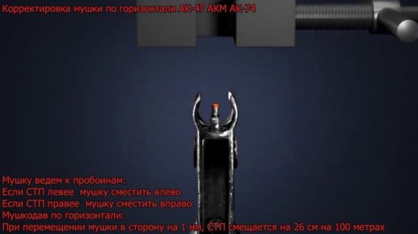 Приведение к нормальному бою АК-47 АКМ АК-74 АК-12