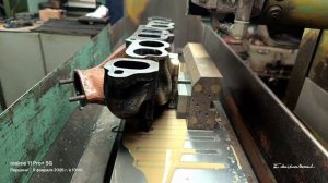 УАЗ - шлифовка коллектора в сборе.