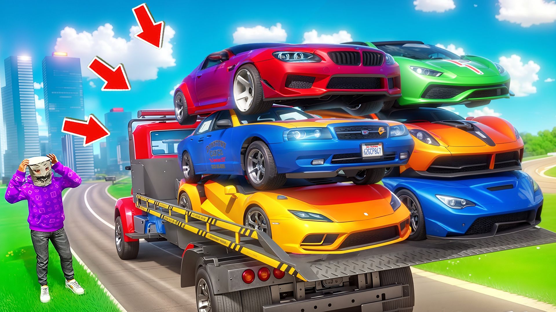 УГНАЛ 6 ТАЧЕК НА 6 ИСПЫТАНИЙ ЗА 1 МИНУТУ В GTA 5! БИТВА ЭВАКУАТОРОВ В ГТА 5 ОНЛАЙН | НАШЕЛ 6 ТАЧЕК смотреть онлайн