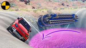 Автомобили VS Гигантская Водяная Яма #2 | BeamNG Drive