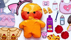 Уточка ЛалаФанфан 🌸 СТРИЖКА ВОЛОС / Уходовые бумажные процедуры)