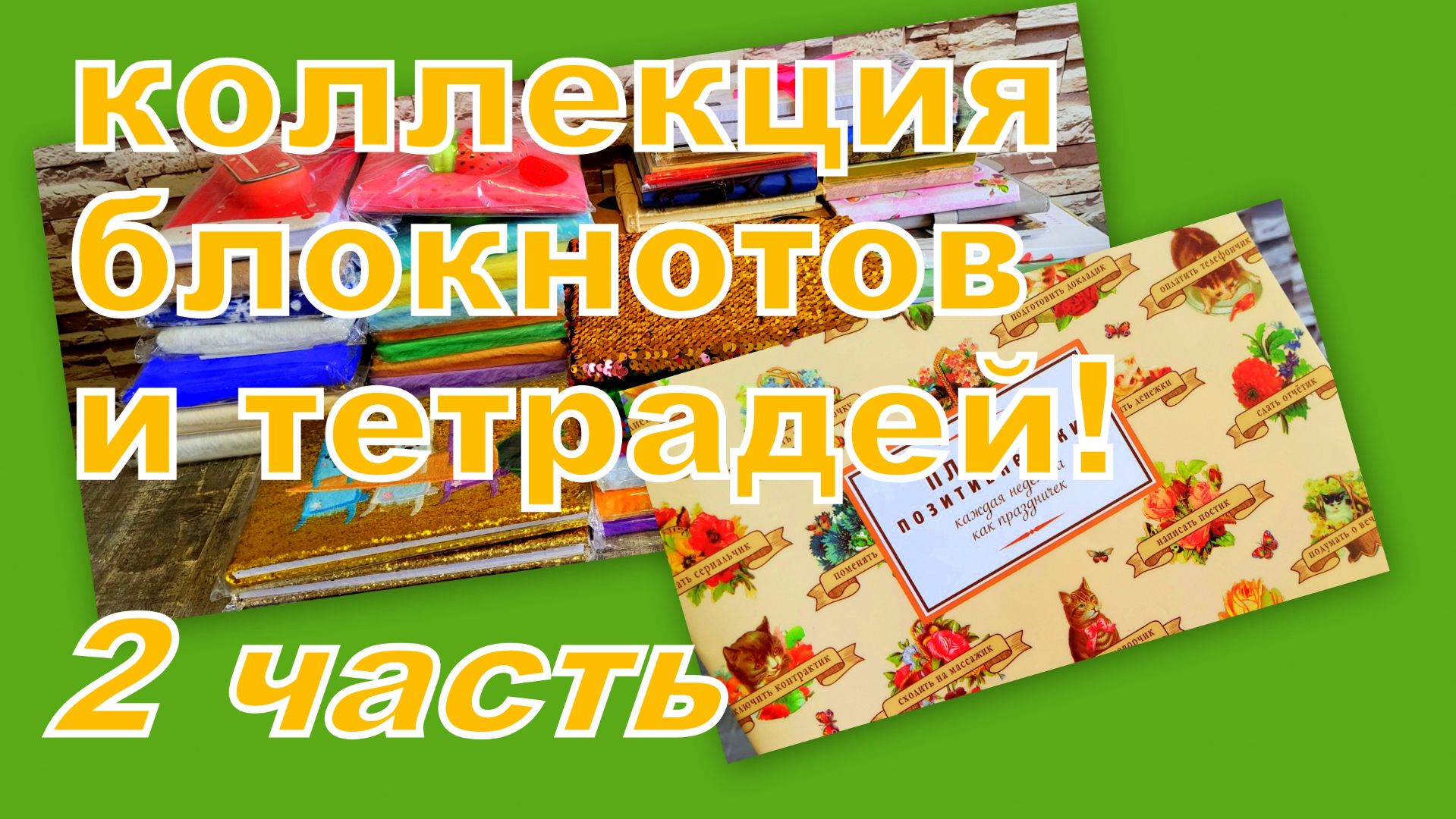 ОГРОМНАЯ КОЛЛЕКЦИЯ ТЕТРАДЕЙ И БЛОКНОТОВ (2 часть) смотреть онлайн