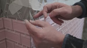 Не большие хитрости по запилу углов и облицовки в ванной комнате. часть 3.