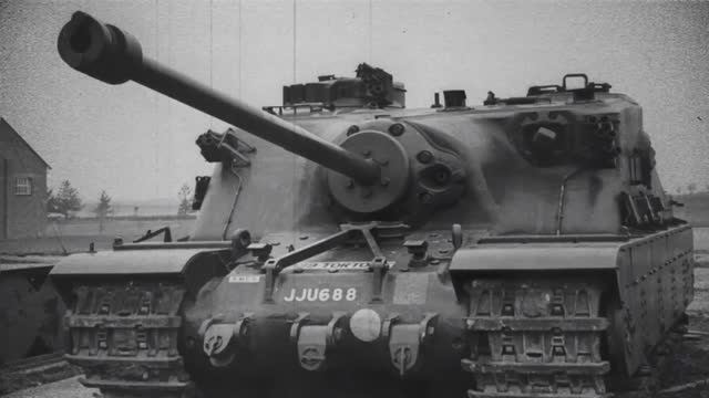 Семьдесят восемь тонн брони из Англии и пушка пробивавшая Пантеру насквозь!