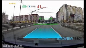 Демаркация ADAS видеорегистратора для Android