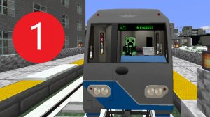 Майнкрафт, долгожданная 1 линия метро города Новограда!!!
