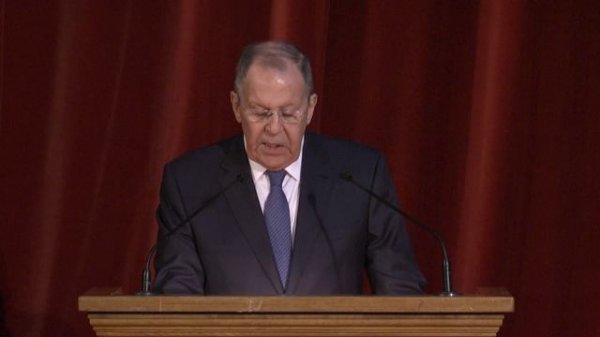 С.Лавров на торжественном собрании по случаю Дня дипломатического работника, 10 февраля 2026 года