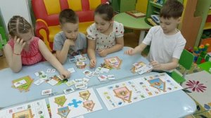 "Дидактическая игра "Рассели по домикам" 2