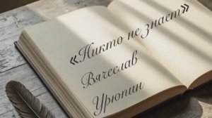 «Никто не знает» Вячеслав Урюпин. Декламация Елена Киласьева.