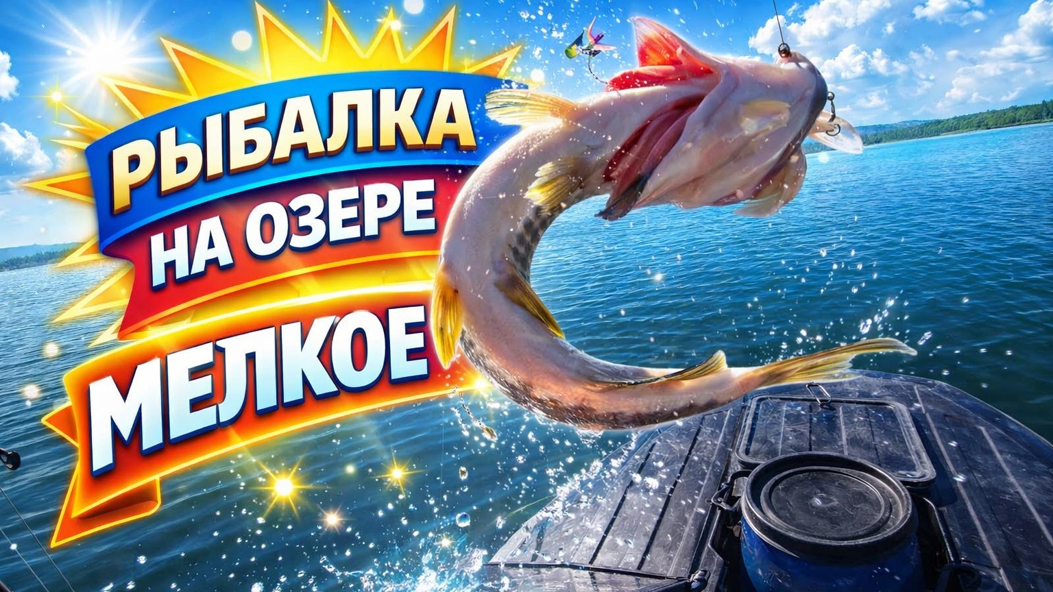 Рыбалка на озере Мелкое смотреть онлайн