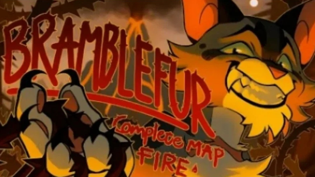Bramblefur Fire MAP/Коты воители мап Уголёк