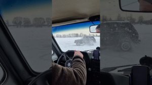 НИВА покатушки по льду🔥