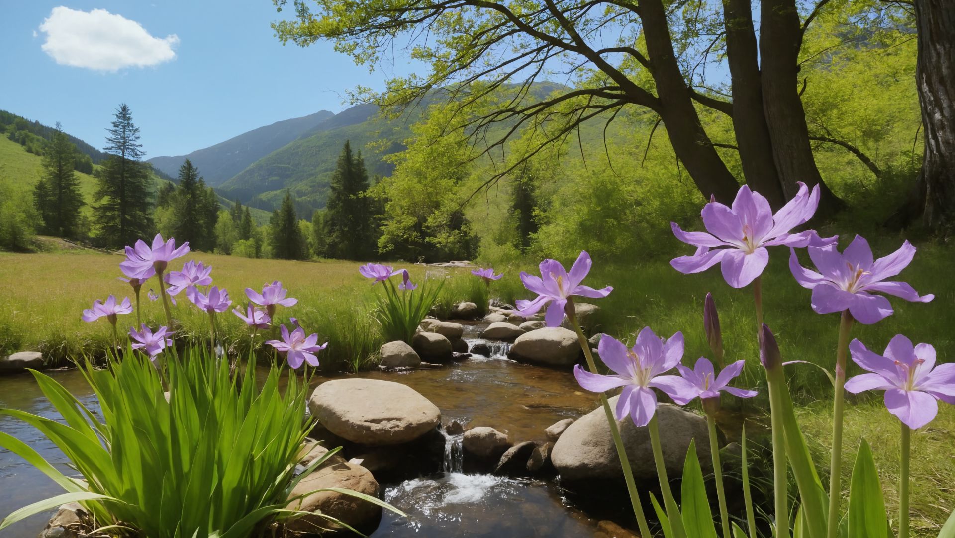 «Тихая река»🌊 — спокойная речная атмосфера для умиротворения, безмятежности и глубокого отдыха.