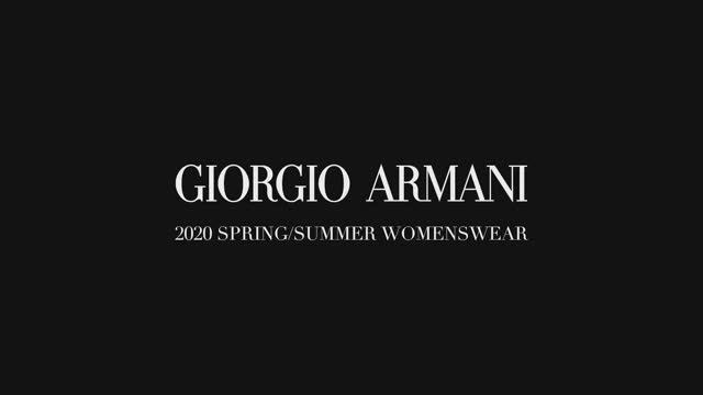 Giorgio Armani — 2020 Spring Summer Womenswear Fashion Show