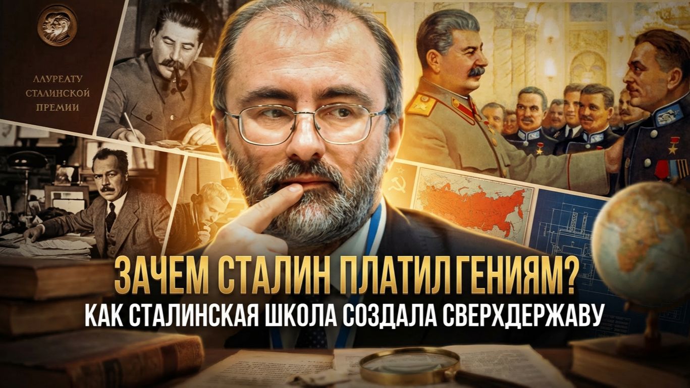 ЗАЧЕМ СТАЛИН ПЛАТИЛ ГЕНИЯМ? Как сталинская школа создала сверхдержаву | Вардан Багдасарян смотреть онлайн
