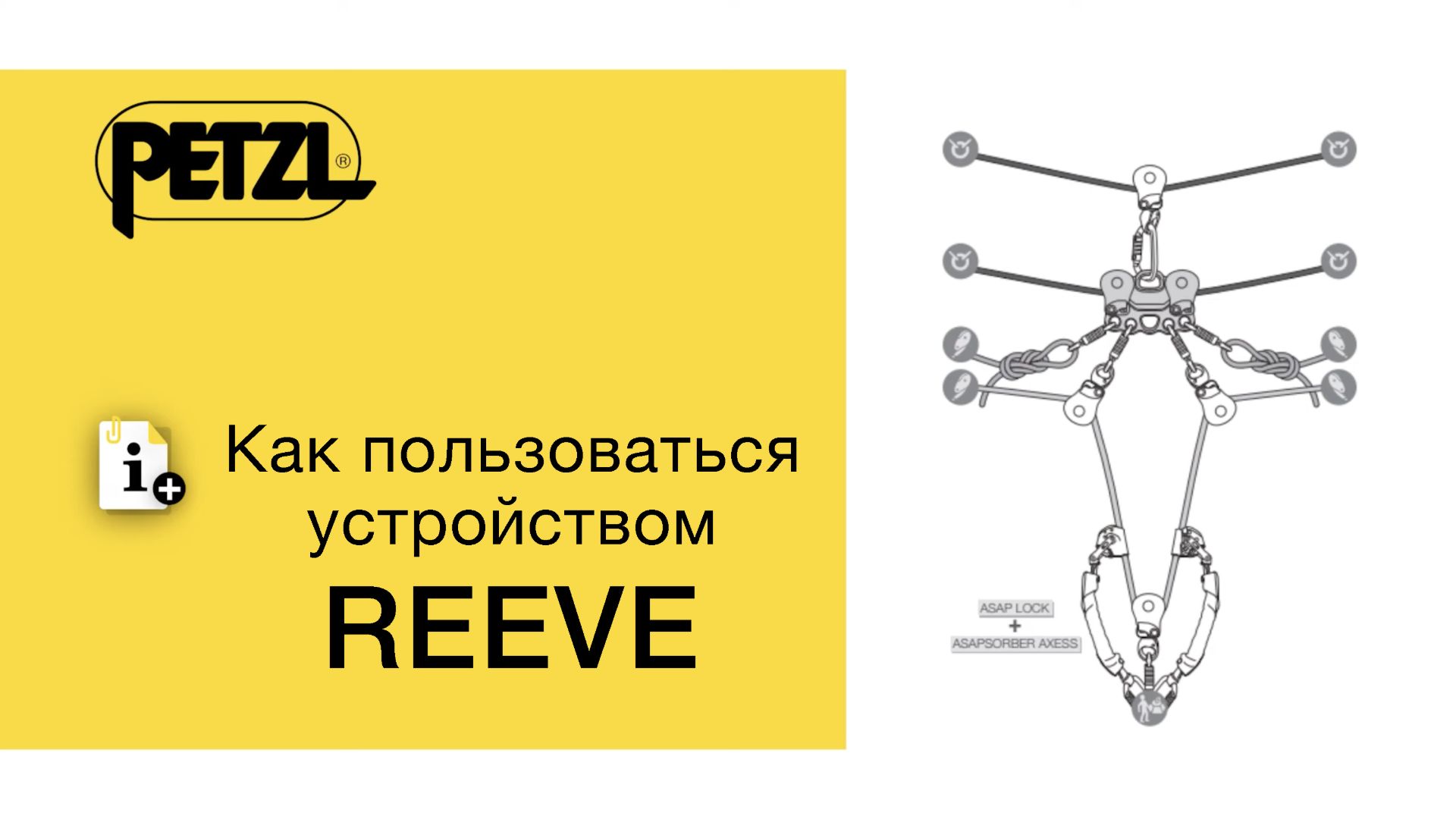 Как пользоваться устройством Petzl REEVE