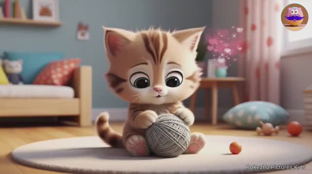 🐱КОТЁНОК МЯУ: песенка для малышей | Развивающие детские песни и мультики. Версия 1 смотреть онлайн