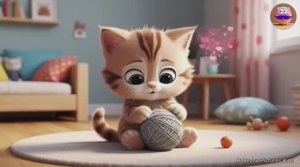 🐱КОТЁНОК МЯУ: песенка для малышей | Развивающие детские песни и мультики. Версия 1