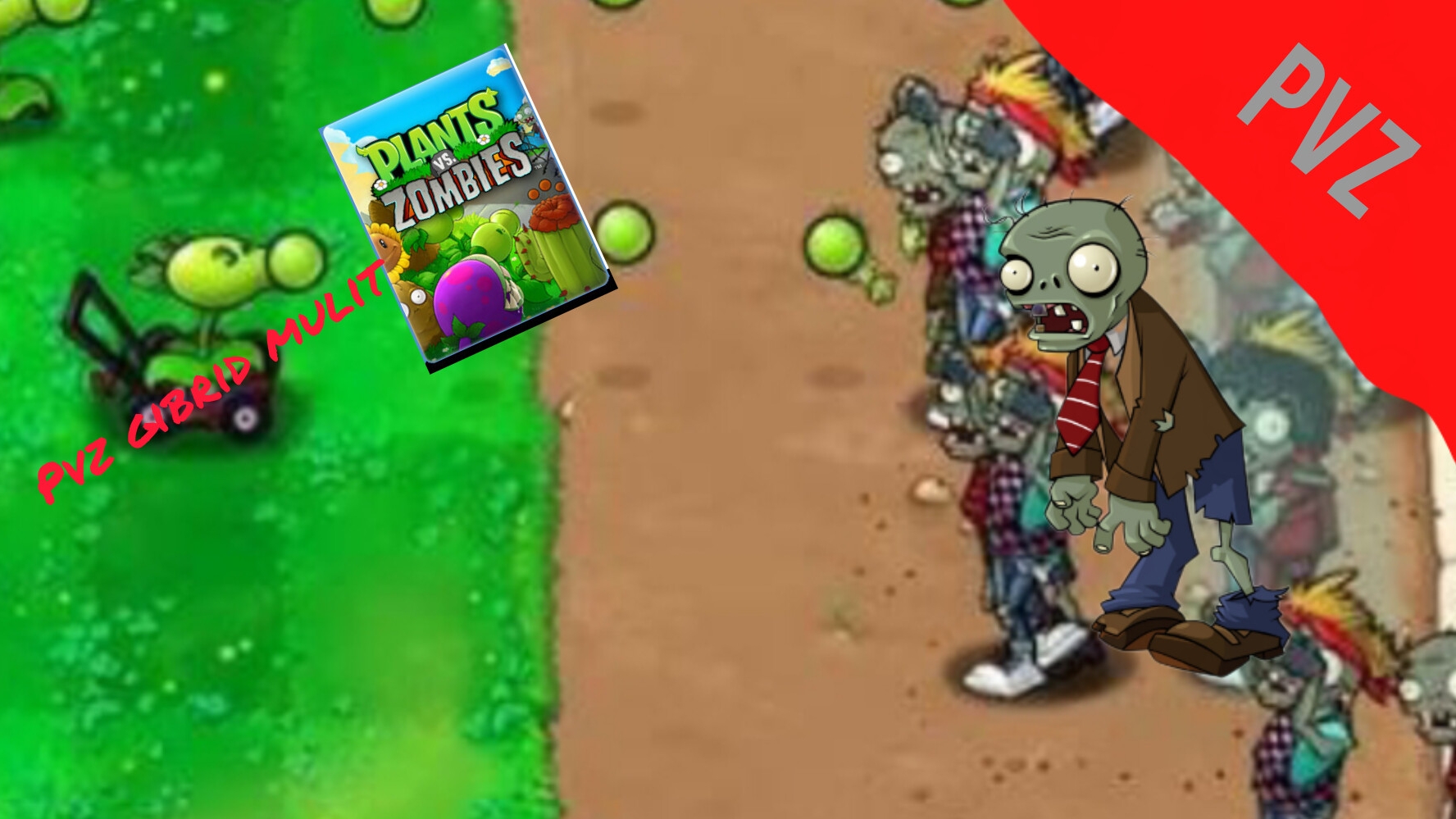 pvz gibrid mulit прохождение часть 1 смотреть онлайн