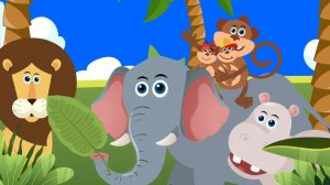 Африка - Зебра в клеточку-Детская песня про Африку -Зен и Ден -Развивающие песни мультики для детей