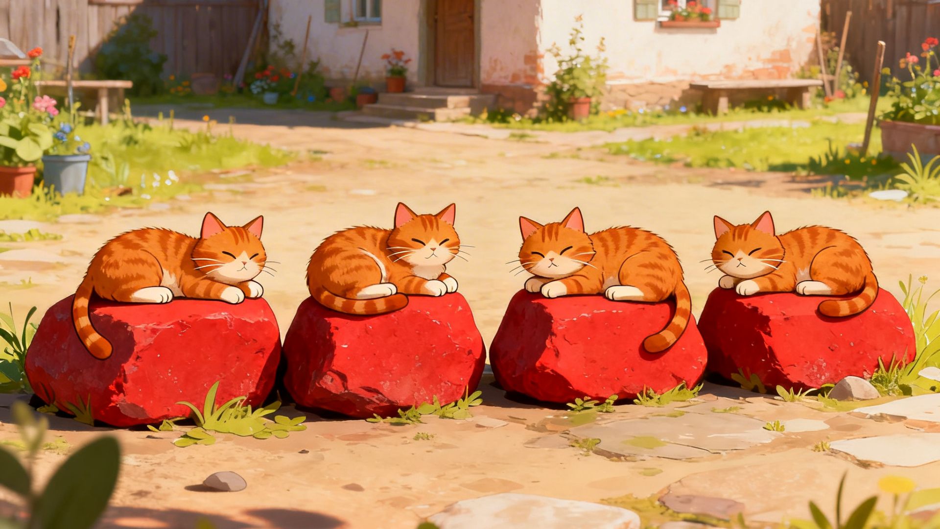 Итальянская скороговорка про котиков(Sopra quattro rossi) смотреть онлайн