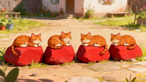 Итальянская скороговорка про котиков(Sopra quattro rossi)