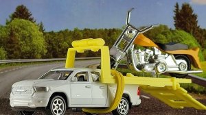 DODGE RAM ЭВАКУАТОР С МОТОЦИКЛОМ