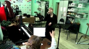 Джаз.ст. I'll remember April-3ч. Поработали над финалом.  Анастасия Щелканова. Эстрада