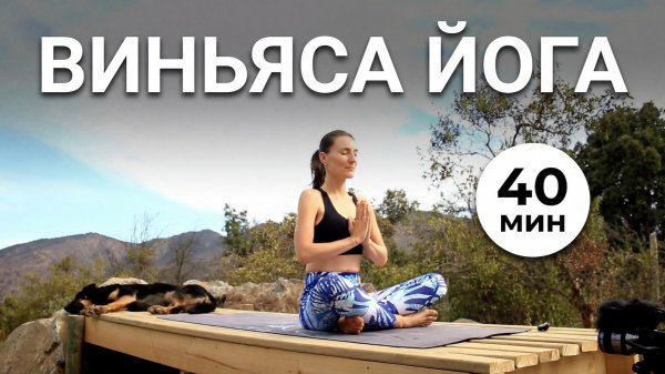 Виньяса Йога — 40 мин. Для начинающих и продолжающих. Йога chilelavida Елена Малова