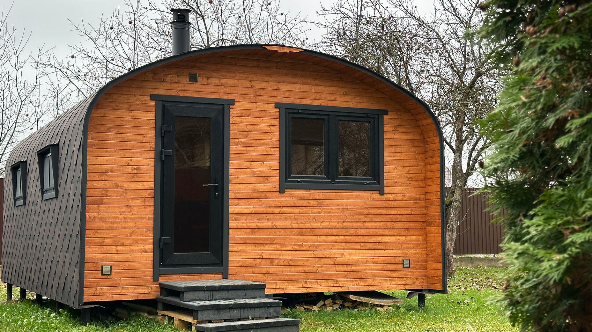 Революционная баня с правильной мойкой. Квадро хаус 4х6 под ключ за 1 день. смотреть онлайн