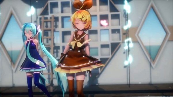 Miku Hatsune & Rin Kagamine - Choco Magi☆Long