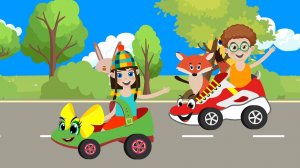 Зен и Ден - Песенка из мультсериала Зен и Ден - Развивающие мультсериалы для детей-Зебра в клеточку