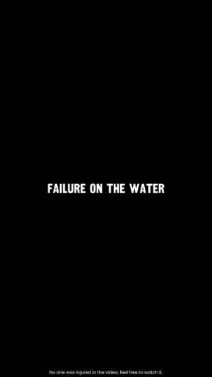 An Epic Failure on the Water #fail #swing #water #parkou