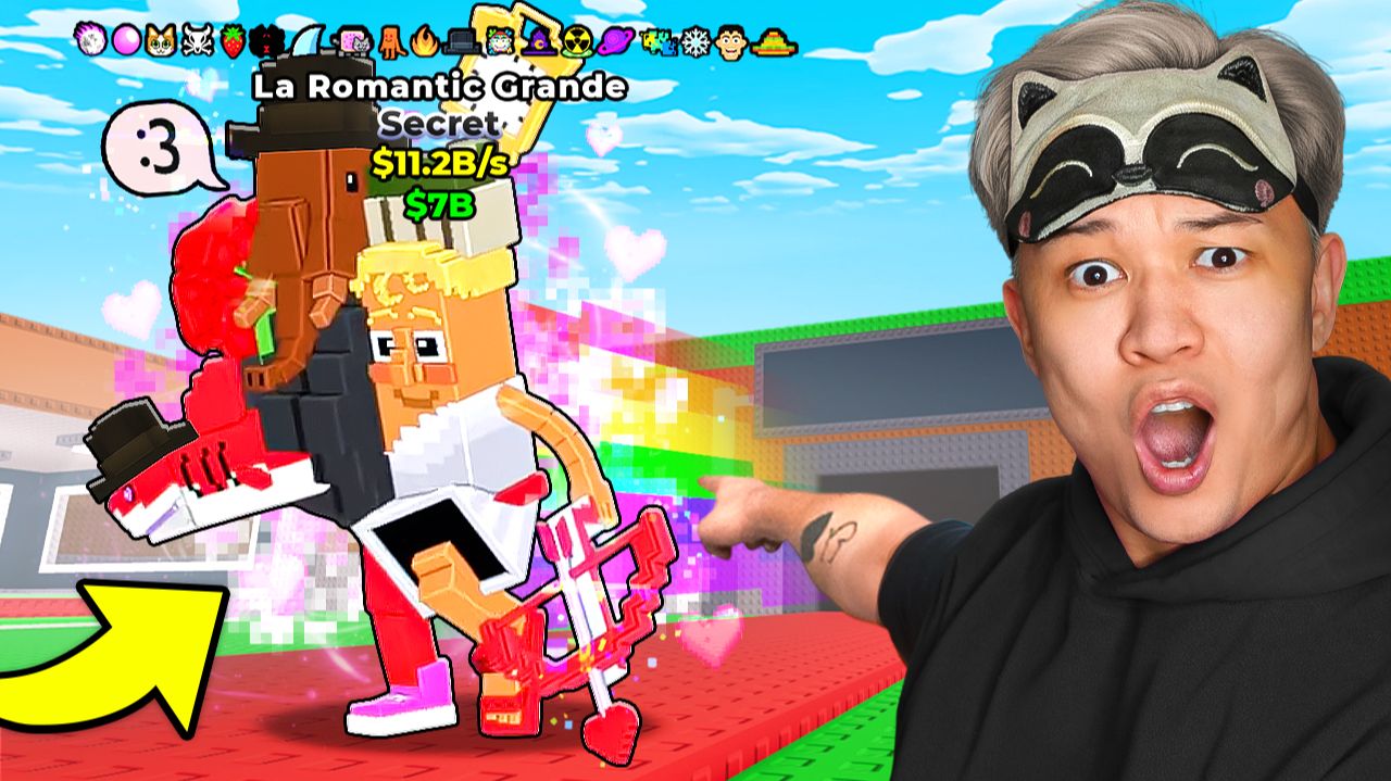 😱Я ПЕРВЫЙ СКРАФТИЛ “La Romantic Grand” со ВСЕМИ МУТАЦИЯМИ в ВАЛЕНТИН ФУРГОНЕ! Steal a Brainrot смотреть онлайн