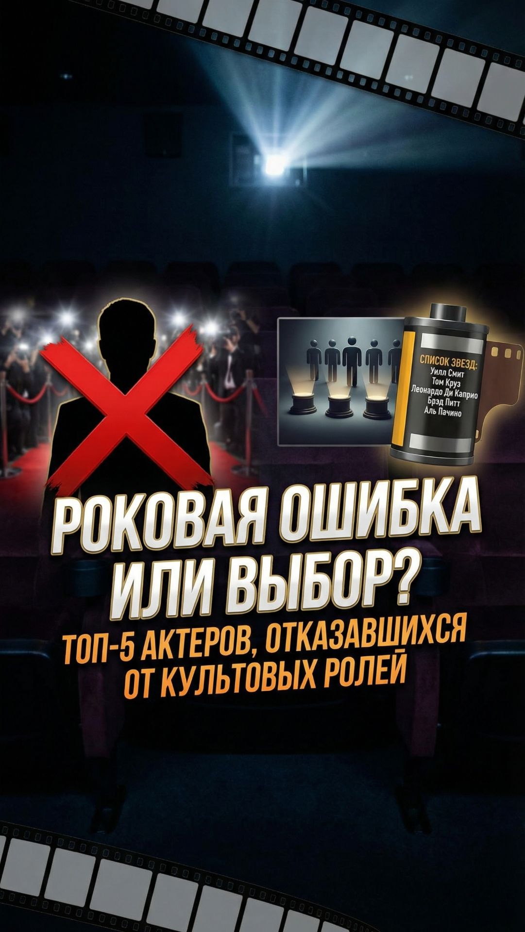 ТОП-5 актеров, отказавшихся от культовых ролей