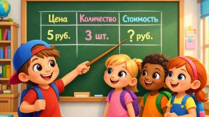 Как составить и решить задачу по таблице? Простой разбор для 3 класса