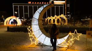 Светодиодный арт-объект для уличного благоустройства