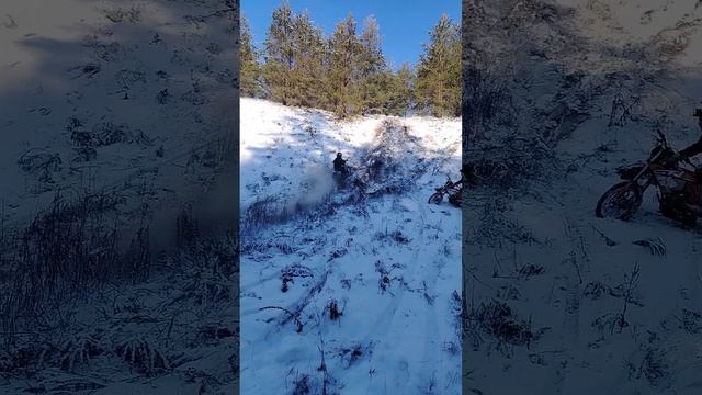 Эндуро! зима, кайф👍 смотреть онлайн