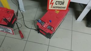 Заряд аккумулятора СТ 190 Ач. На АЗУ CTEK MXS 10 A.  Обман автоматики. Термодатчик  в снегу ❄️